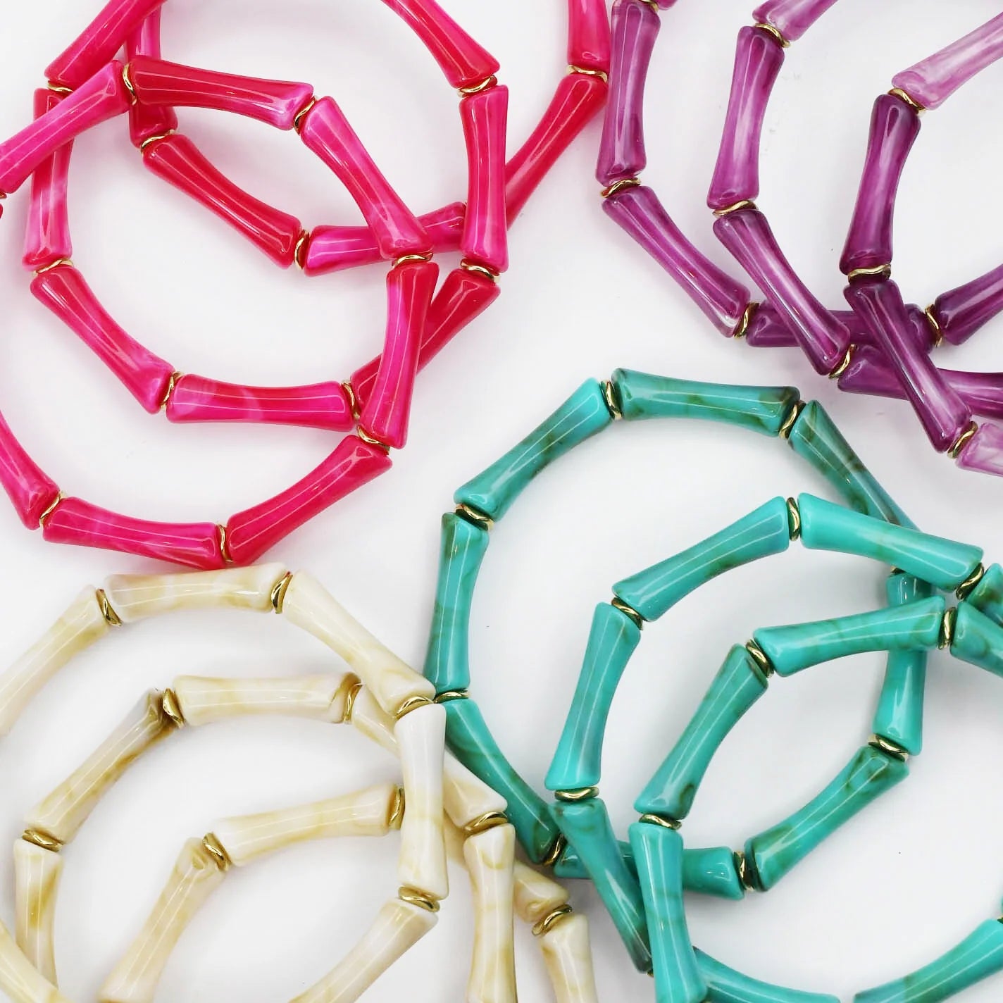 Luxe Bamboo Bracelet Sets