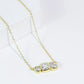 Crystal Love Trio Necklace