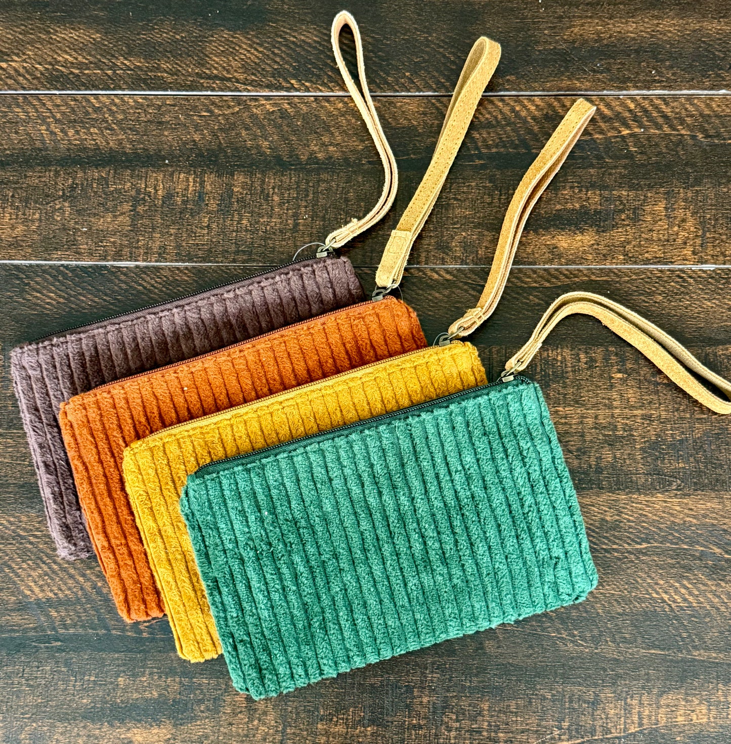 Corduroy Wristlet