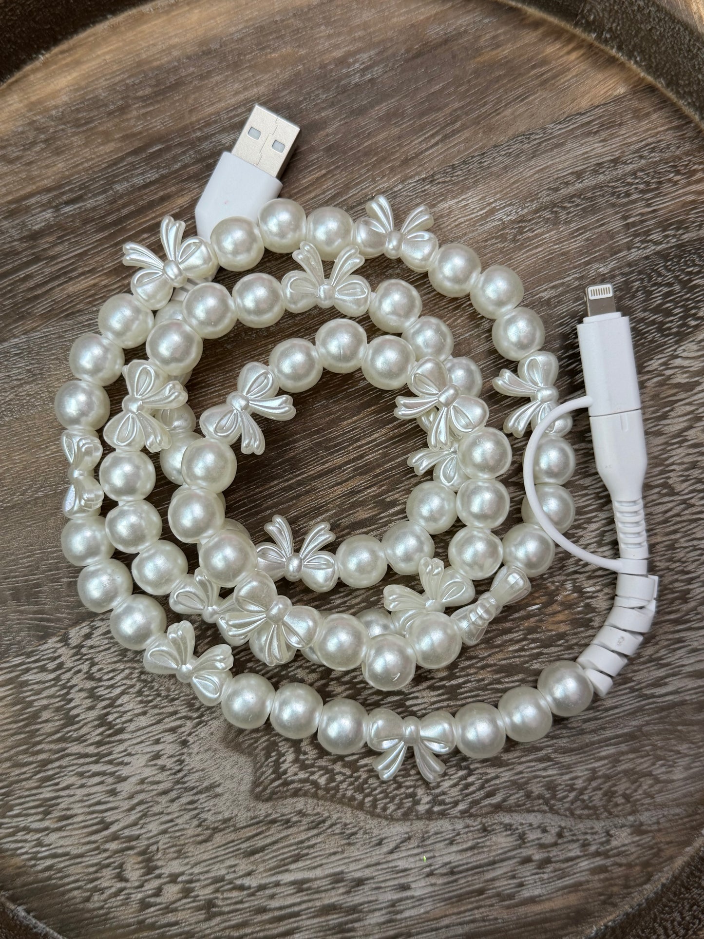 2 in 1 Beaded Chargers