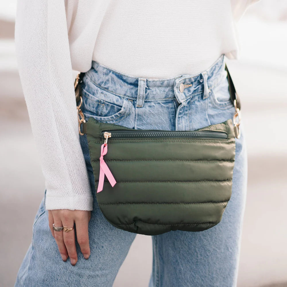 Puffer Crossbody Belt Bag