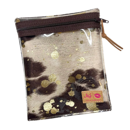 Multi-Use Clear Front Pouch - Makeup Junkie