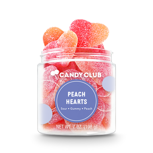 Candy Club Peach Hearts