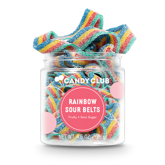 Candy Club: Rainbow Sour Belts