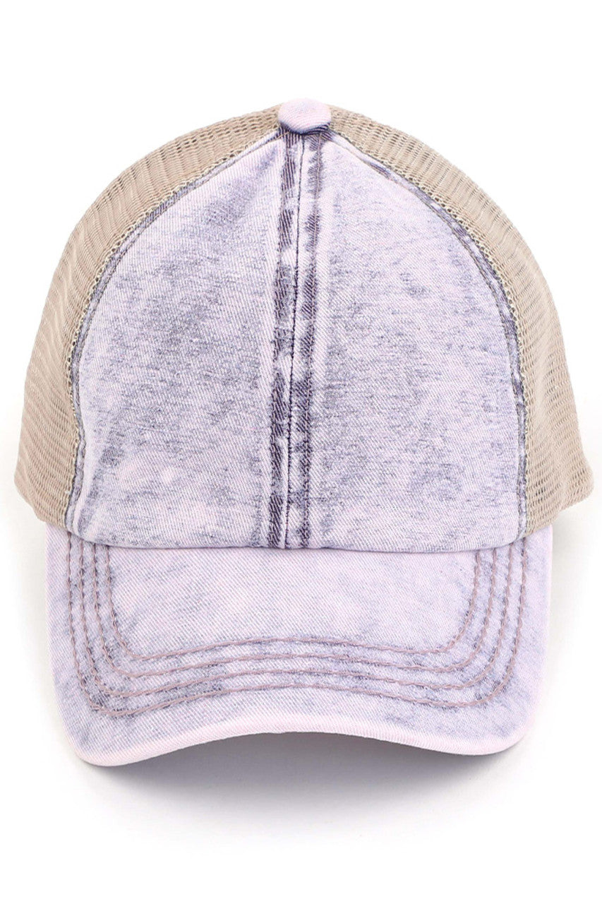 Ponytail Criss Cross Hat