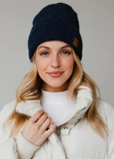 Knit Cuffed Beanies - 3 colors to choose from