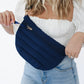 Puffer Crossbody Belt Bag