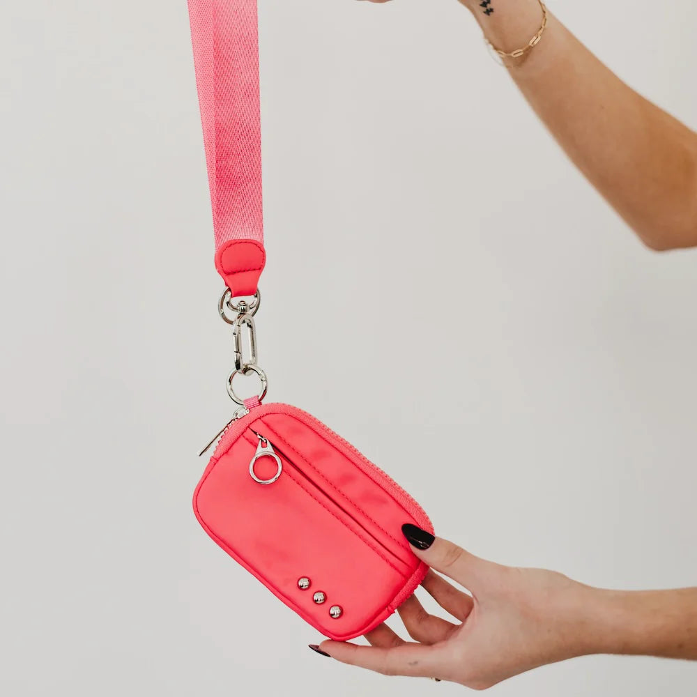 Nylon Card Wallet Wristlet