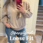 Soft Flow Fleece Loose Fit Sweatshirt