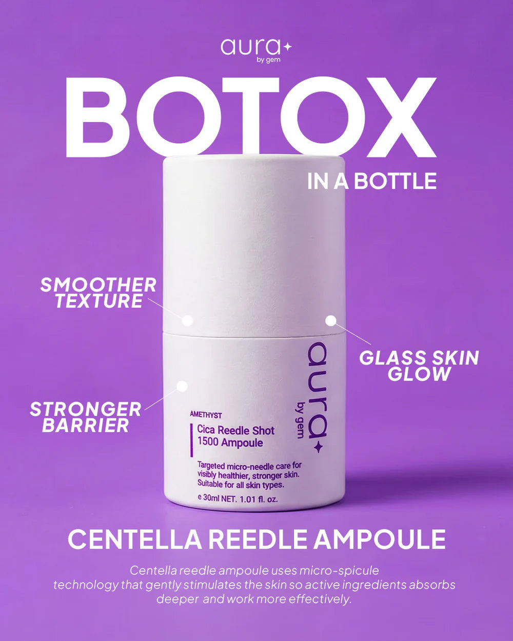 Aura - Cica Reedle Shot 1500 Ampoule