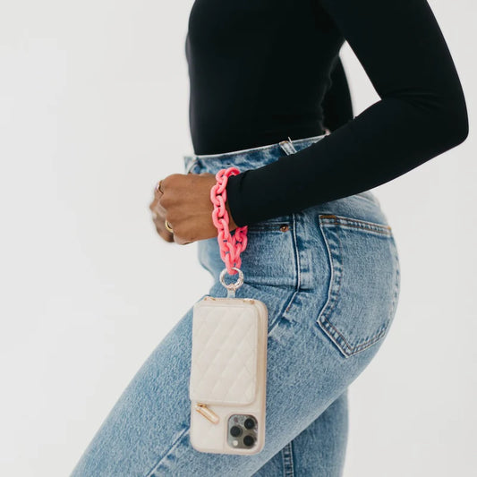 Wristlet Acrylic Phone Chain Strap