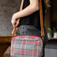 Grey Plaid Crossbody