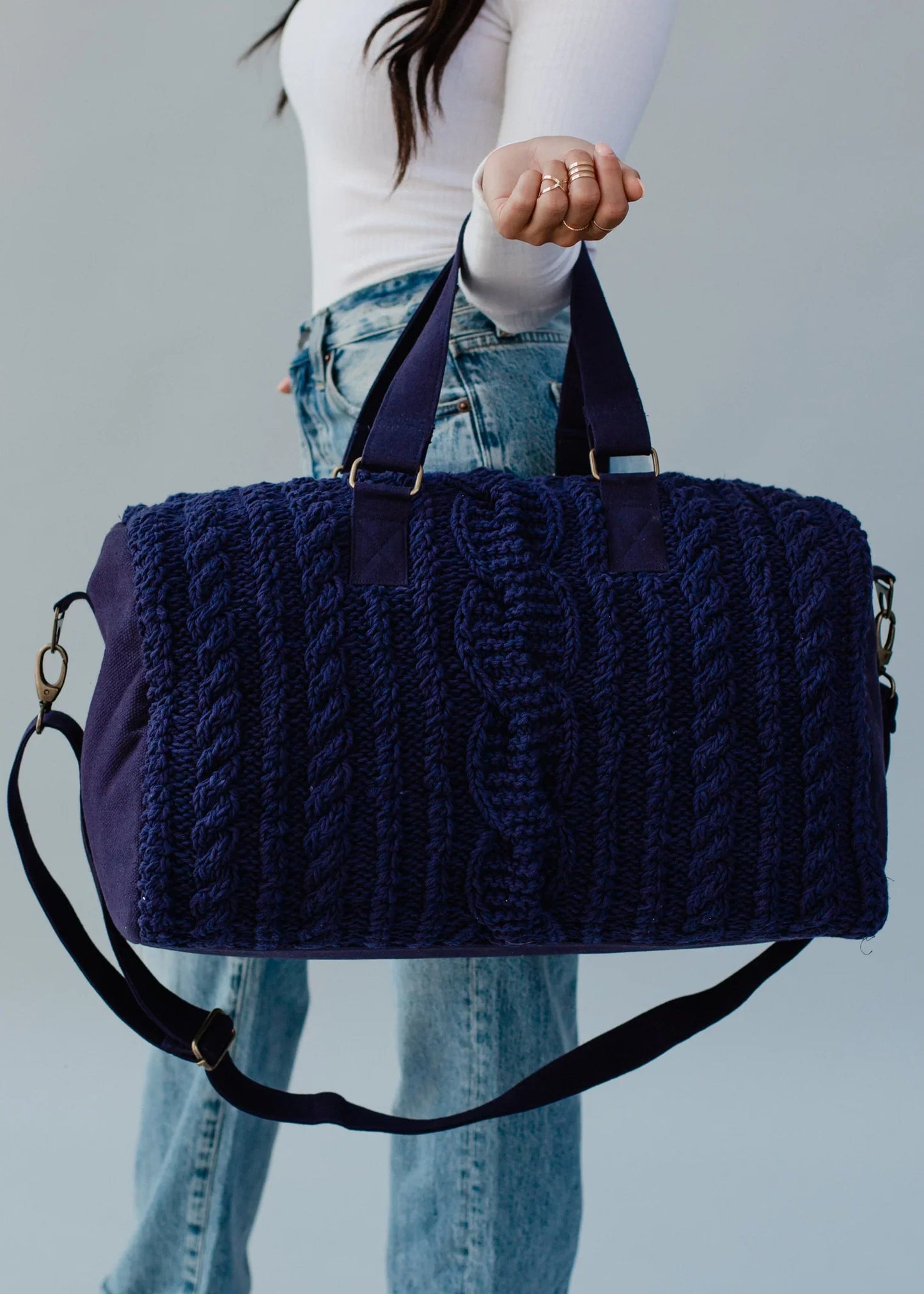 Cable Knit Duffles