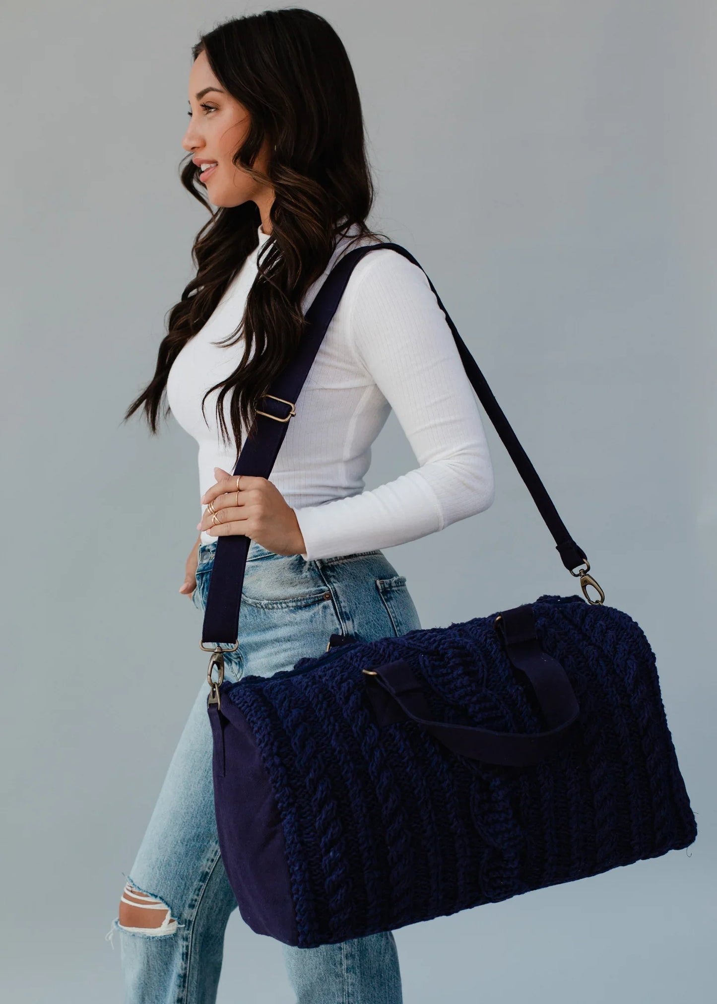 Cable Knit Duffles