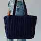 Cable Knit Tote Bags