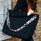 Black Quilted Tote