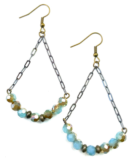 Beaded Tri-Arch Earrings